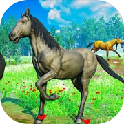 Wild Horse Family Simulator 3D