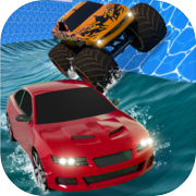 Play Aqua Cars Uphill Water Slide Rally 3D