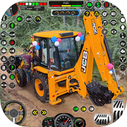 US Snow Excavator JCB Game