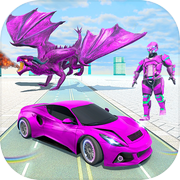 Play Dragon Robot Car Games Battle