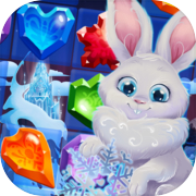Play Bunny's Frozen Jewels: Match 3