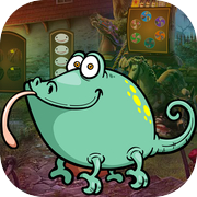 Kavi Escape Game 588 Cartoon Chameleon Rescue Game