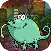 Play Kavi Escape Game 588 Cartoon Chameleon Rescue Game