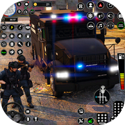 US Police Car Games 3D 2023