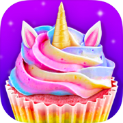 Play Unicorn Food - Sweet Rainbow Cupcake Desserts