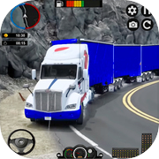 American Truck Driving Trailer