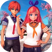 Play Anime School Girl Love Life 3D