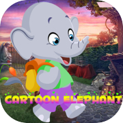 Play Best Escape Games -17 Cartoon Elephant Rescue Game