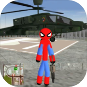 Play Iron Spider Stickman Rope Hero