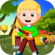 Play Kavi Games 418- Guitar Laddie Rescue Game