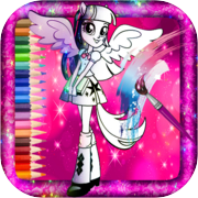 Play Color Book for Equestrian girl