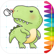 Dinosaur Drawing and Coloring