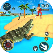 Hungry Crocodile Attack Sim 3D