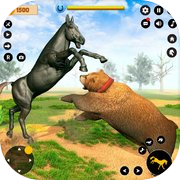 Wild Horse Survival Simulator