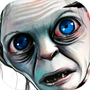 Play Scary Gollum Drawing and Color