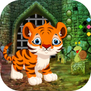 Play Cute Tiger Cub Rescue Best Escape Game-313