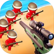 Snipe Gun War : Defense Beach