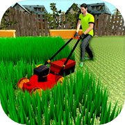 Lawn Mower Game Grass Cutting