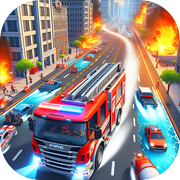 Play Fire Truck Rescue Simulator 3D