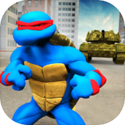 Turtle Warrior Dark Ninja: Tank Attack