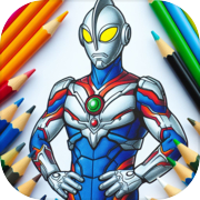 Coloring Ultraman Zero Cosmos