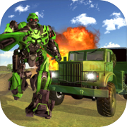 Play Army Truck Transform Robot Wars