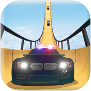Play US Police Mega Ramp Car Stunts Racing: Cop Driving