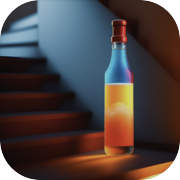 bottle on stairs : challenge