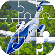 Puzzles airplane game