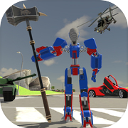 Play Stunt Car-Robot Transform Game